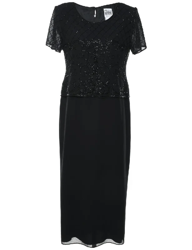 Black Evening Dress - M