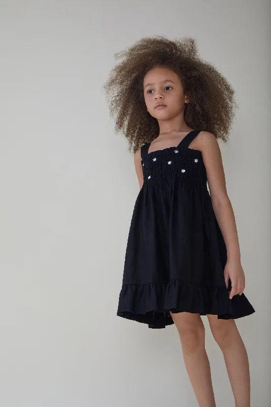 NUECES BLACK CAOBA DRESS