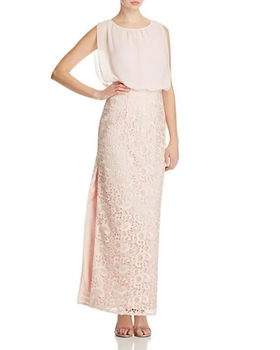 Aidan Mattox - Sleeveless Lace Long Dress 251704760